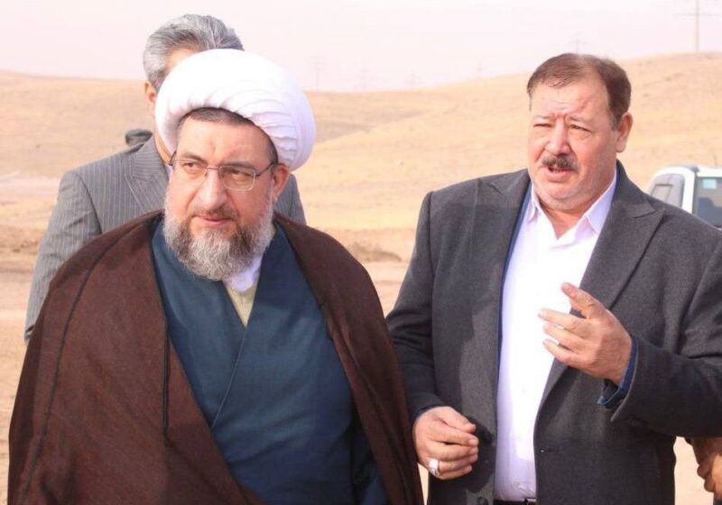 بازدید امام جمعه تبریز ازپروژه مهم قطعه شش آزاد راه تبریز ارومیه