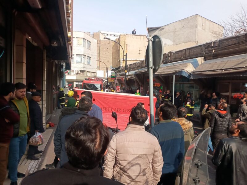 آتش نشانی جوان ۳۸ ساله تبریزی را که قصد خودکشی داشت نجات داد+عکس و فیلم