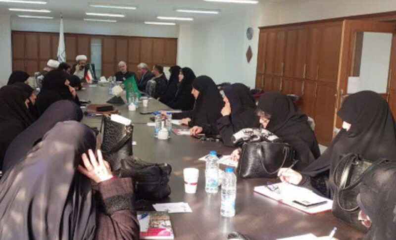 حضور مدیران اعتکاف در ستادتوسعه و بازسازی عتبات عالیات تبریز