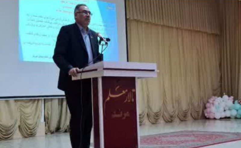 جلسه مدیران مدارس شهرستان مرند با موضوع تشریح روند اجرای نهضت توسعه عدالت فضاهای آموزشی و پرورشی در شهرستان  