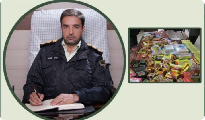 کشف بیش از ۱۱ هزار عدد مواد محترقه غیرمجاز در مراغه