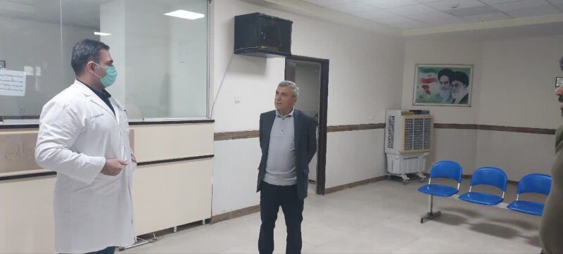 بازدید سرزده فرماندار لیلان از شبکه بهداشت و درمان