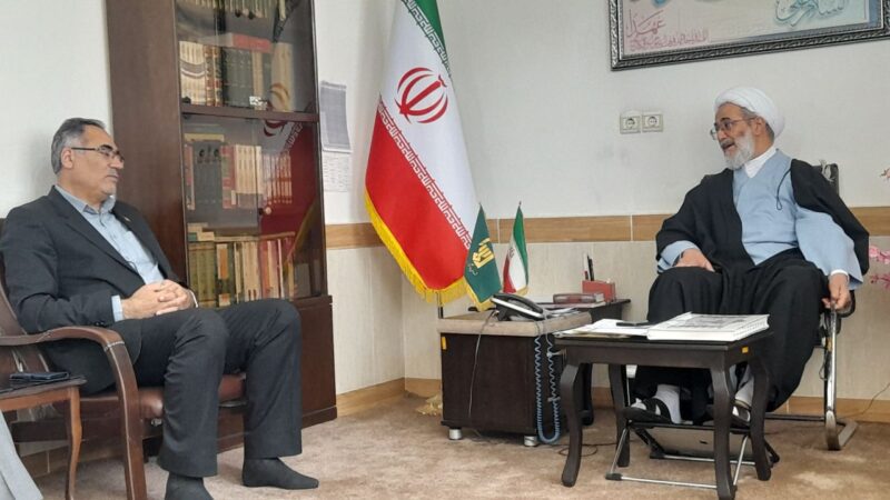 دیدار نوروزی معاون استاندار و فرماندار شهرستان ویژه مرند با امام جمعه محترم مرند
