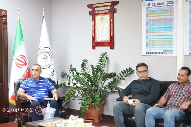 دیدار آرش میراسماعیلی با رییس انجمن جودو ناشنوایان کشور