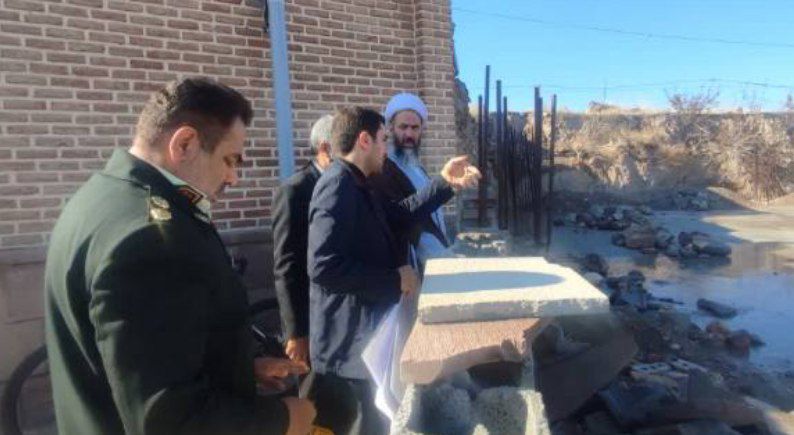 فرماندار شهرستان اسکو از طرح توسعه آستان مقدس امامزاده سید عبدالغفار (ع) بازدید کرد