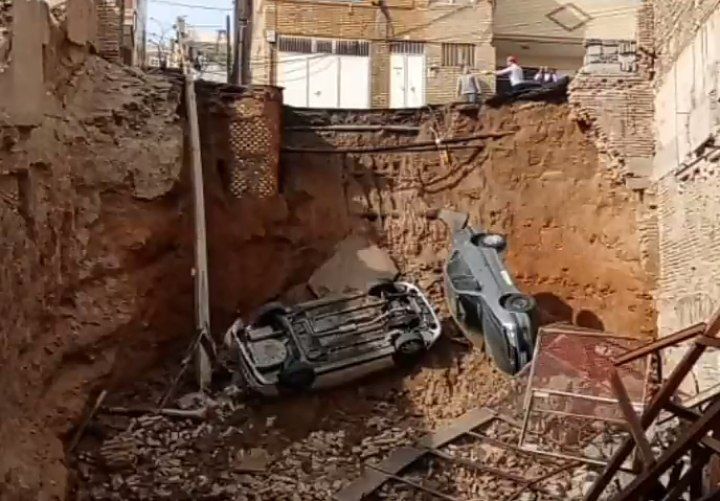 سقوط خودرو در عباسی تبریز