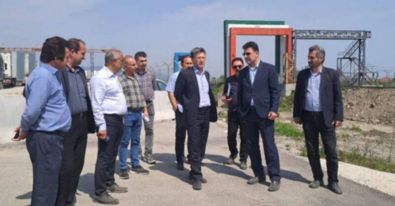 بازدید علیرضا سیاهپور از روند پیشرفت فیزیکی بزرگراه آستارا–آستارا