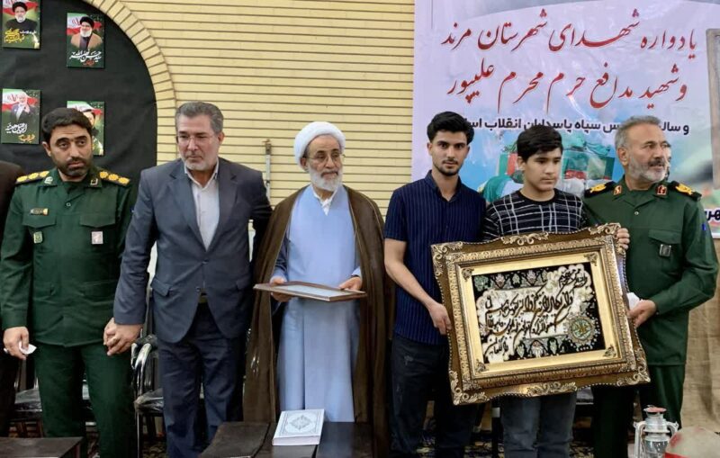 برگزاری یادواره شهدای شهرستان مرند و  بزرگداشت سالگرد شهادت شهید مدافع حرم محرم علیپور
