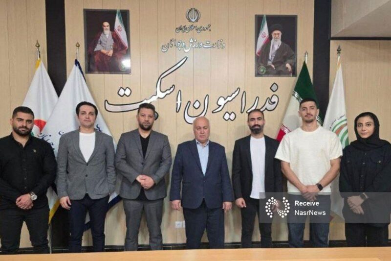 ارسلان منفرد سرمربی تیم ملی اسکیت اینلاین هاکی