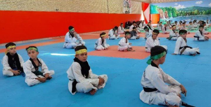 مراسم عزاداری تکواندوکاران سراب