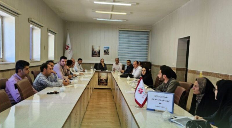 برگزاری جلسه تهیه و تدوین پروفایل شهری پروژه شهر سالم جلفا