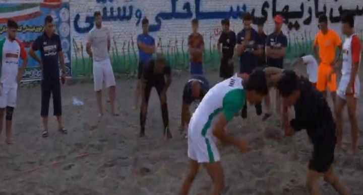 برگزاری اردوی تیم ملی کشتی ساحلی نوجوانان کشور در لیلان
