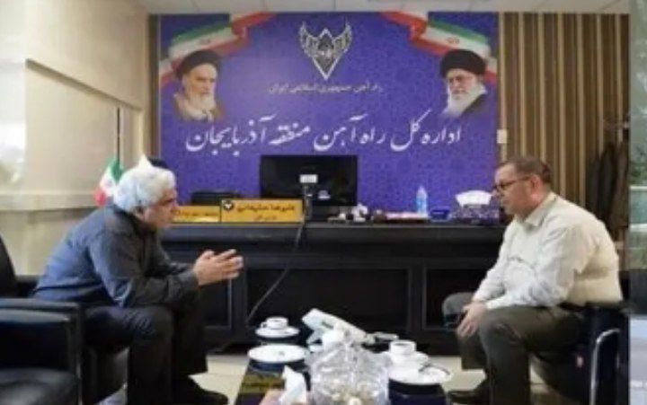 گفتگوی نماینده مردم مرند و جلفا با مدیرکل راه آهن آذربایجان