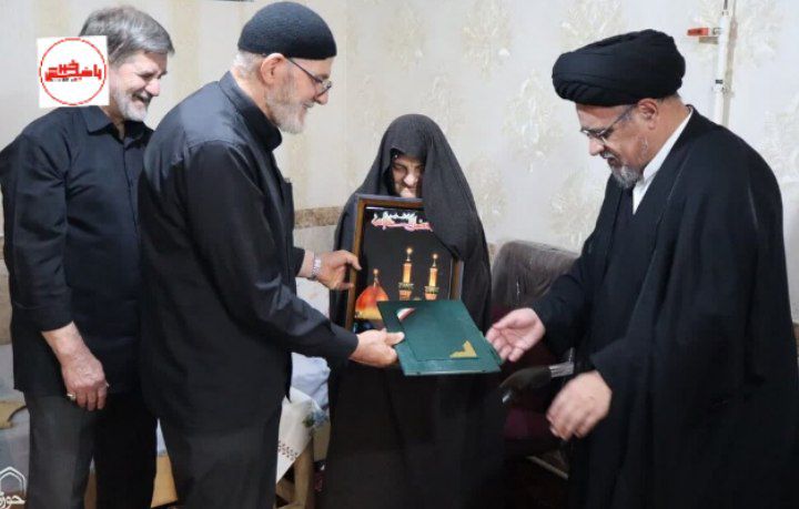 دیدار امام جمعه شهرستان بناب با خانواده‌های معظم شهیدان پوراصل و امیررستمی