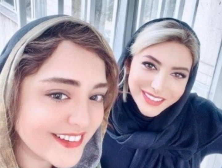 رفاقت صمیمی نرگس محمدی و فریبا نادری و عکس سلفی صمیمانه + عکس جدید