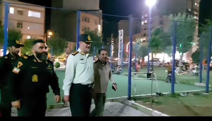 قدردانی میانه ای ها از پلیس برای برقراری نظم و امنیت در پارک ها