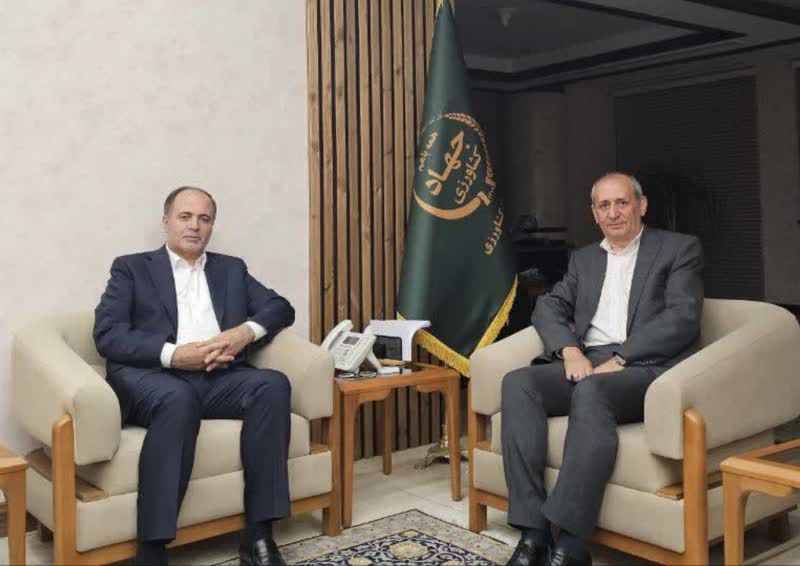 دیدار رئیس سازمان جهادکشاورزی آذربایجان شرقی با وزیر جهاد کشاورزی