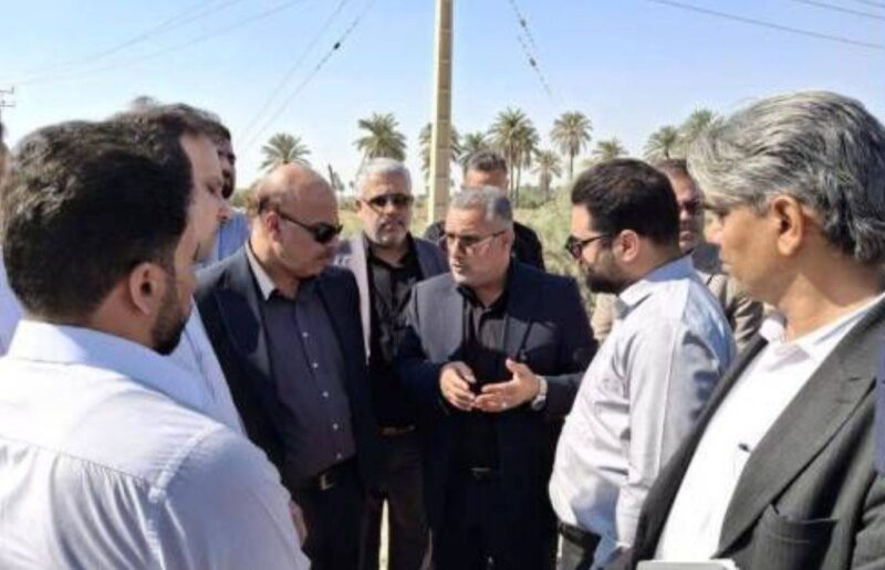 بازدید معاون فنی و راه روستایی سازمان از پروژههای راههای روستایی شهرستان شادگان