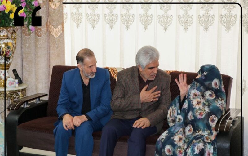دیدار نوروزی نماینده مرند و جلفا با خانواده شهدا و جانبازان