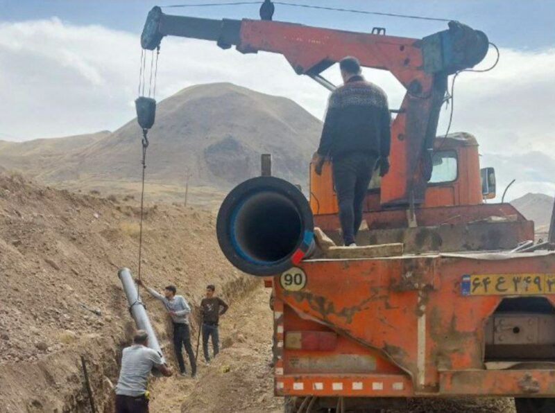 با پیگیریهای نماینده مرند و جلفا؛ عملیات اجرایی انتقال خط لوله رود ارس به مجتمع آبرسانی یکانات آغاز شد