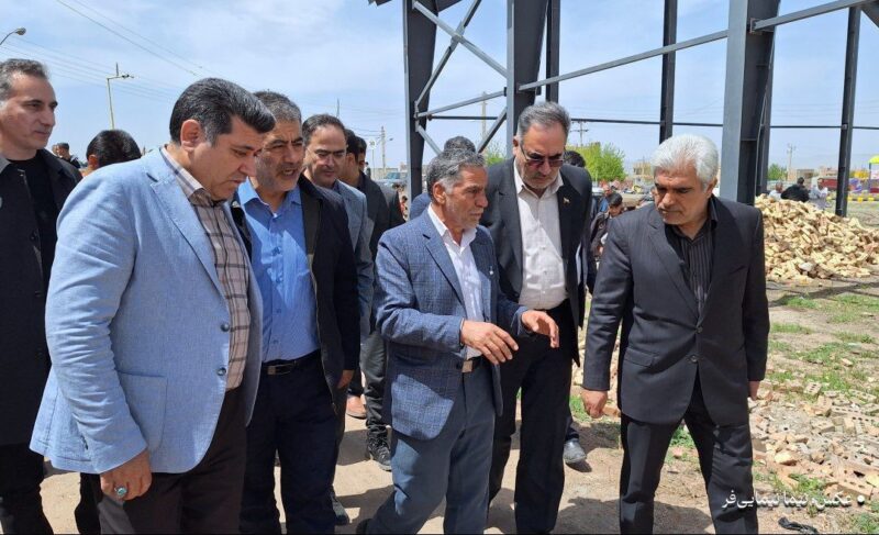 بازدید مدیرکل ورزش و جوانان استان از پروژه های ورزشی شهرستان مرند