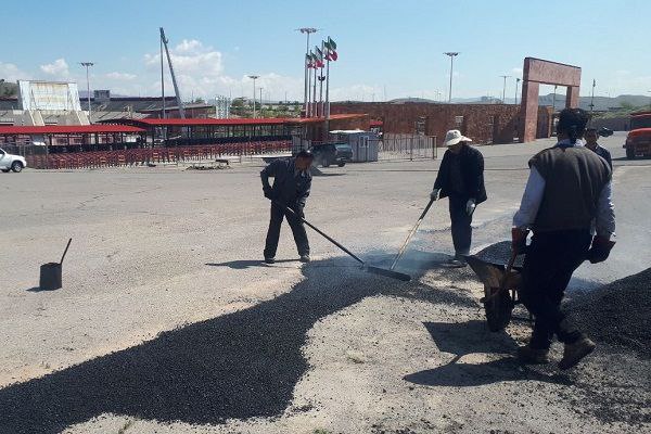 آماده‌سازی ورزشگاه یادگار امام برای دیدار تراکتور و نساجی