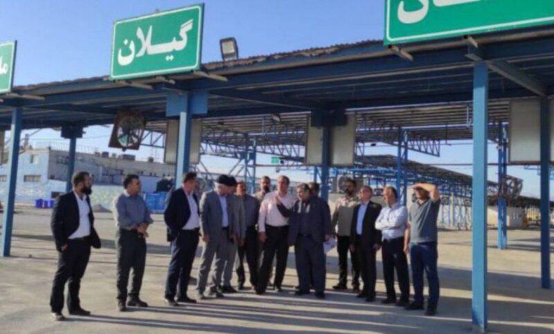 بازدید مسئولان سازمان راهداری و حمل و نقل جاده ای از پایانه مسافری شهید رییسی(برکت) در مرز مهران