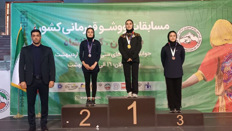 کرمانشاه قهرمان ووشو کشور بانوان شد