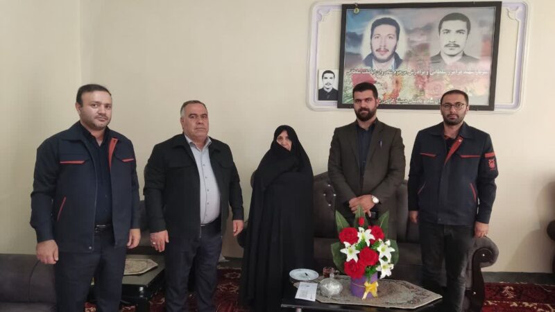 دیدار با سه خانواده معزز شهید در ورزقان