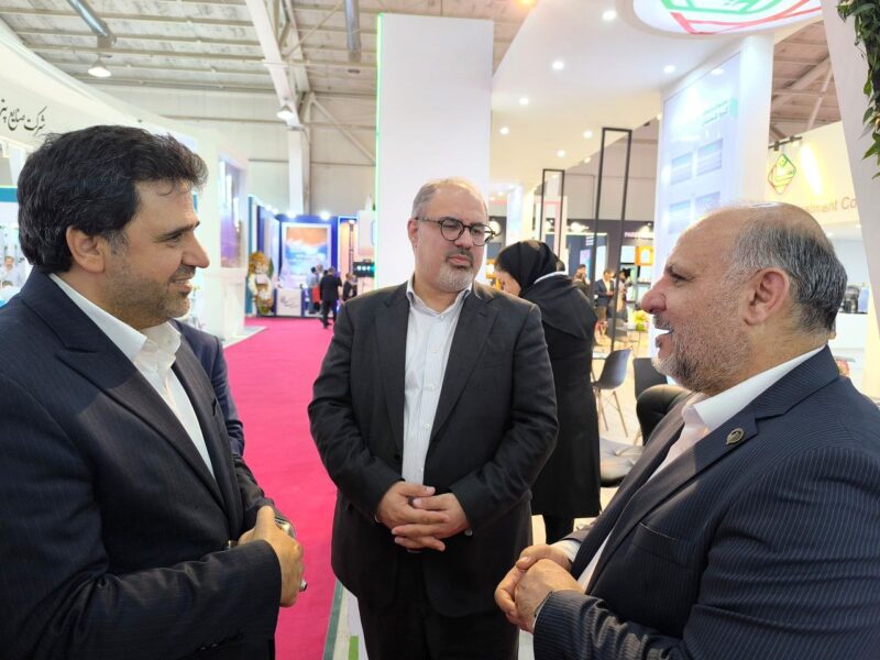 دیدار دکتر میراشرفی با مدیرعامل پتروشیمی اروند در نمایشگاه بین‌المللی نفت، گاز، پالایش و پتروشیمی