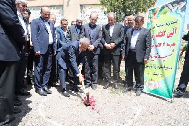افتتاح و کلنگ‌زنی پروژه‌های مدرسه‌سازی با حضور وزیر آموزش و پرورش در شهرستان سراب