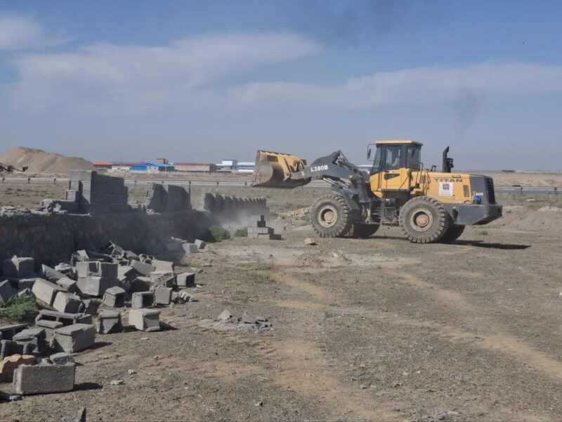 آزادسازی ۱۷ هزار متر مربع از اراضی کشاورزی در شهرستان بناب