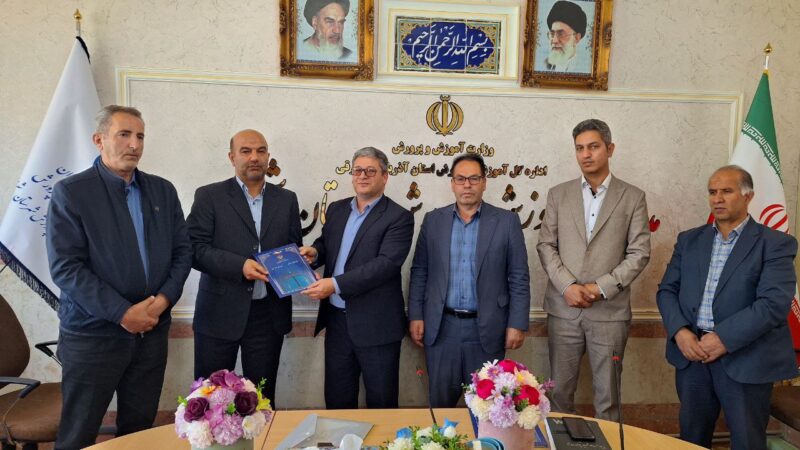 سرپرست مدیریت آموزش و پرورش منطقه شبستر معرفی شد