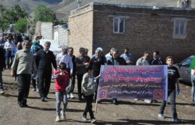 همایش پیاده روی  خانوادگی در روستای  چایکسن شهرستان مرند