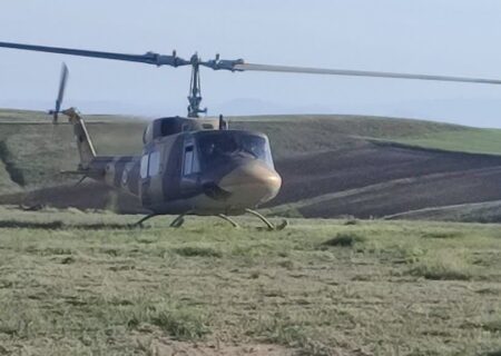 انتقال مصدوم حادثه تصادف موتورسیکلت به بیمارستان برکت امام  میانه با اورژانس هوایی