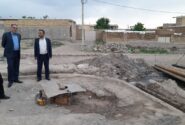بازدید معاون فرماندار مرند از چاه‌های در حال حفر