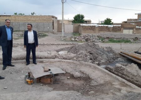 بازدید معاون فرماندار مرند از چاه‌های در حال حفر