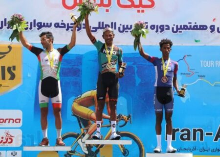 رکابزن آلمانی فاتح مرحله سوم تور بین المللی دوچرخه سواری ایران-آذربایجان شد