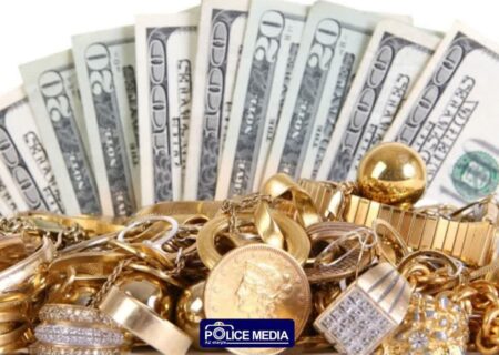 سارق طلا و دلارها به دام پلیس افتاد
