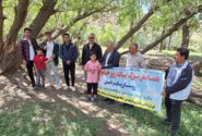 برگزاری همایش پیاده روی خانوادگی در روستای بابره تین مرند