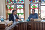 دیدار فرماندار شهرستان اهر با مدیرکل میراث فرهنگی،گردشگری و صنایع دستی استان