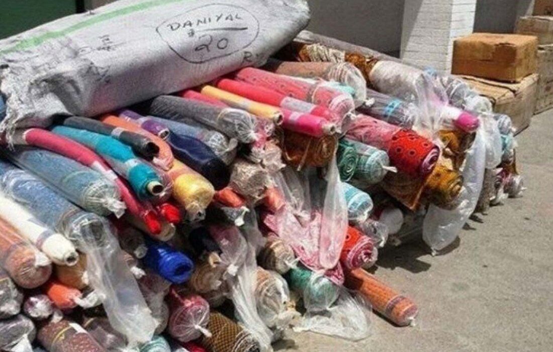 جریمه پنج میلیارد و ۳۶ میلیون ریالی قاچاقچی پارچه در مرند