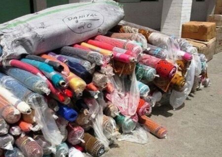 جریمه پنج میلیارد و ۳۶ میلیون ریالی قاچاقچی پارچه در مرند