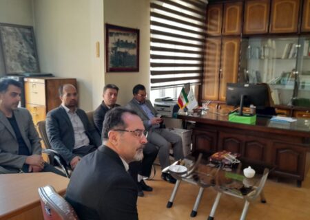 دیدار فرماندار مرند با رئیس وکارکنان اداره محیط زیست به مناسبت هفته محیط زیست