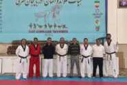 برگزاری کارگاه آمادگی پیش از آزمون دان ۴ و ۵ در خانه تکواندو آذربایجان‌شرقی