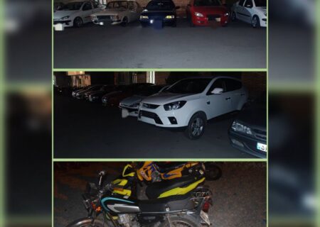 توقیف ۸۱ دستگاه وسیله نقلیه در میانه