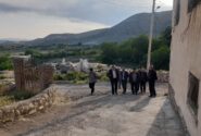 بازدید فرماندار مرند از کارگاه سنگ‌بری شرکت آنا سنگ