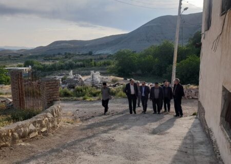 بازدید فرماندار مرند از کارگاه سنگ‌بری شرکت آنا سنگ