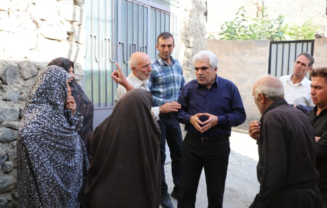 پیگیری مشکلات روستای میسن با حضور حبیب زاده نماینده مردم شریف مرند و جلفا