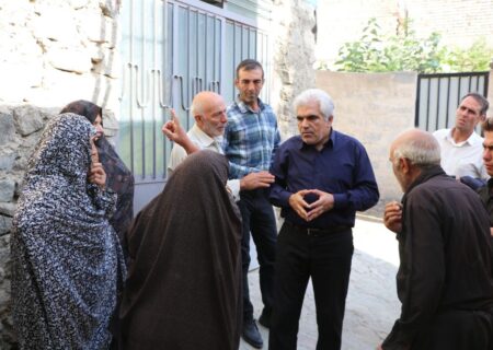 پیگیری مشکلات روستای میسن با حضور حبیب زاده نماینده مردم شریف مرند و جلفا